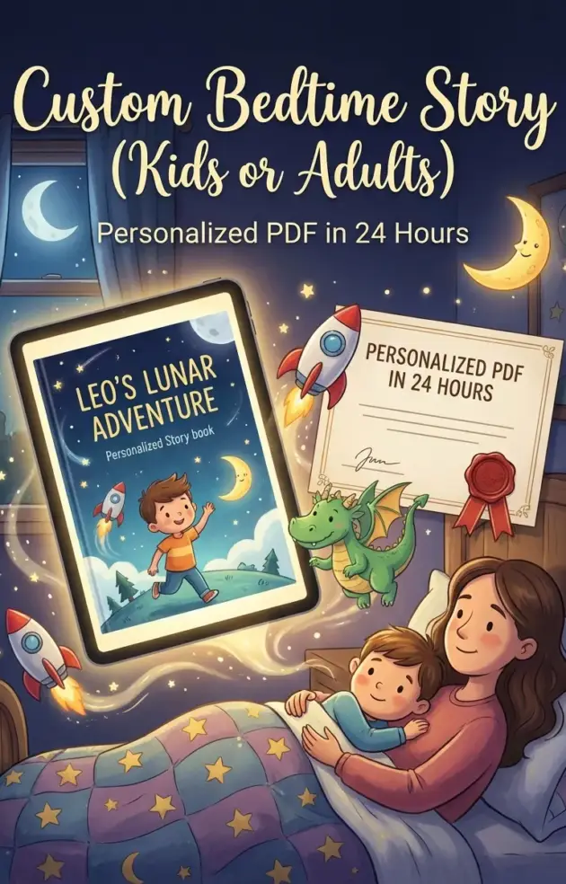custom bedtime story for kids